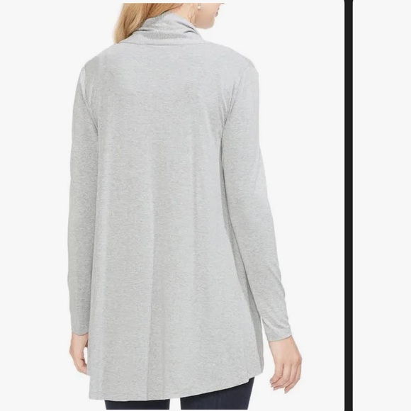 NWT Vince Camuto Open Front Woman’s Light Grey Cardigan - Picture 3 of 5